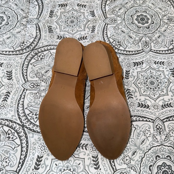 Jeffrey Campbell Brown Suede Taggart Lattice Ankle Boots - Picture 12 of 14